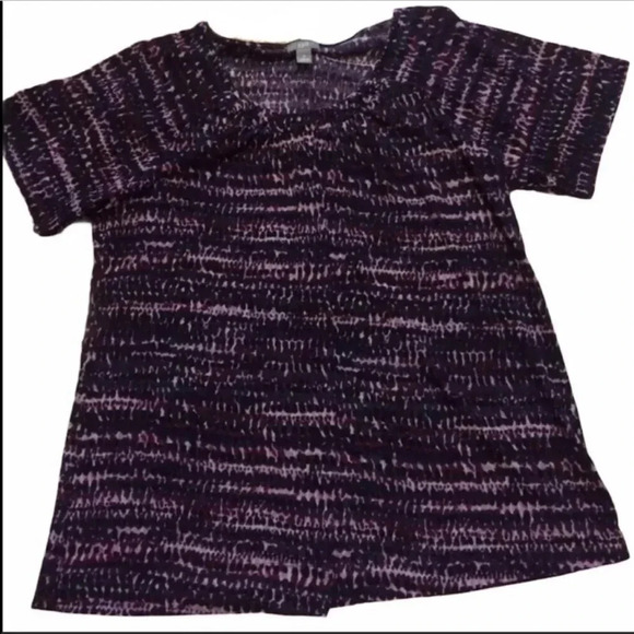 J. Jill Short Sleeve T-Shirt Top Blouse Tunic Size Medium - Picture 1 of 6